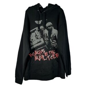 City Morgue Bombs in the Mail Tour Double Sided Reflective Graphic Tour Hoodie